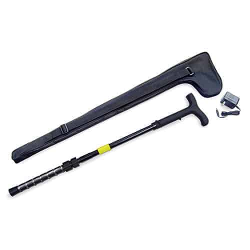 Zap Walking Cane Stun Gun And Case | For Security Sake Zap Walking Cane Stun Gun And Case