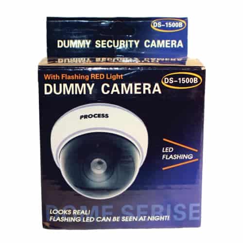 Dummy Dome Camera With LED, White Body Retail Box | For Security Sake Dummy Dome Camera With LED, White Body Retail Box