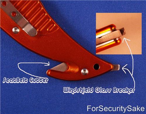 Seatbeltcutandglassbreak | For Security Sake Rescue Knife Tool Seat Belt Cutter And Glass Breaker