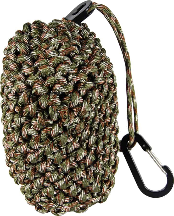 ParaCord Pouch Standing Drawn Closed | For Security Sake ParaCord Pouch Standing Drawn Closed